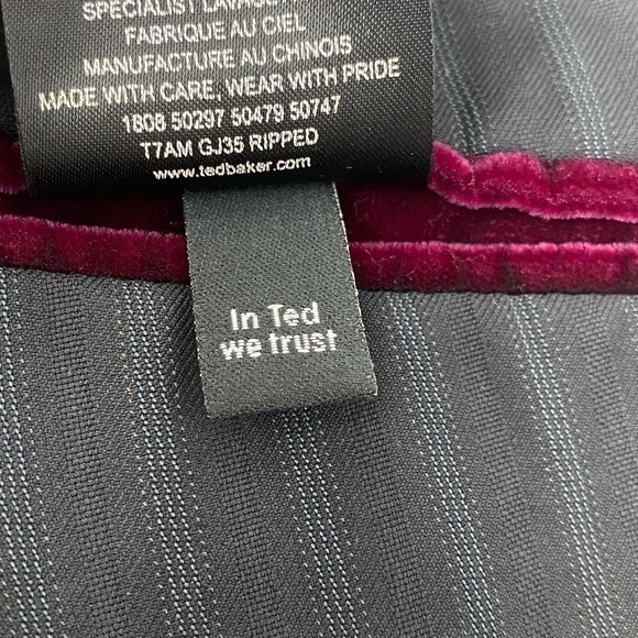 Ted Baker London Single Breasted Jacket‎ Size 5(43) Sport Coat Blazer - Picture 11 of 15